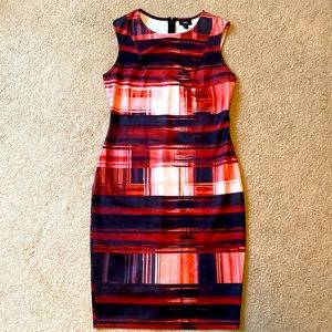 Brand new red, pink and black dress 👗